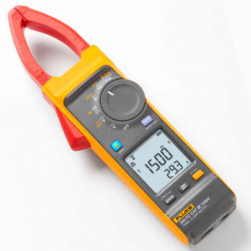 FLK-393FC-PVLead, Fluke 393 FC Clamp Meter and MC4 Test Leads Bundle